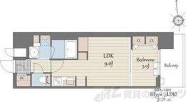 S-RESIDENCE天満橋arの物件間取画像